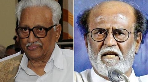 பொது வாழ்க்கையில் அன்பழகன் சம்பாதித்தது மதிப்பும் மரியாதையும் மட்டுமே: ரஜினி புகழாஞ்சலி