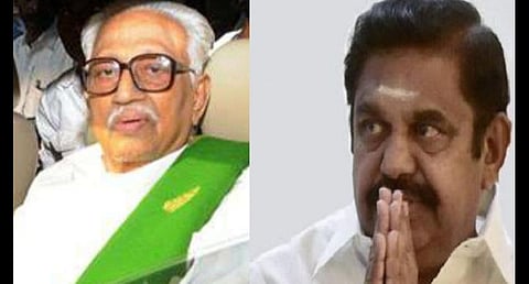 க.அன்பழகன் - முதல்வர் பழனிசாமி: கோப்புப்படம்