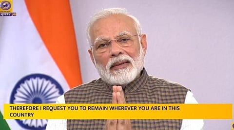 ‘‘கையெடுத்து கும்பிடுகிறேன்; தயவு செய்து வீட்டை விட்டு வெளியே வராதீர்கள்!’’ - பிரதமர் மோடி உருக்கம்