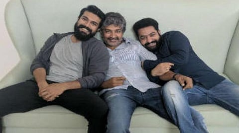 அவருக்கா அனுப்பினீர்கள்? இன்று எனக்குக் கிடைக்குமா? ராஜமௌலியைக் கலாய்த்த ராம்சரண் - ஜூனியர் என்.டி.ஆர்