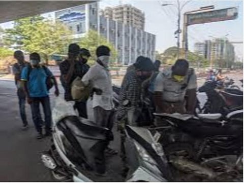 சென்னையில் 144 தடை உத்தரவை மீறியதாக 458 வழக்குகள் பதிவு: 109 வாகனங்கள் பறிமுதல்