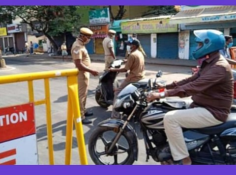 சென்னையில் 144 ஊரடங்கு மீறல்: 5 நாளில் 9123 வழக்குகள், 4328 வாகனங்கள் பறிமுதல்