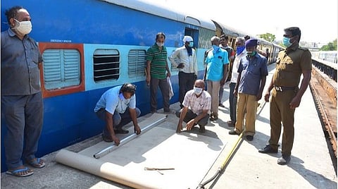 சென்னையைத் தொடர்ந்து மதுரை, நெல்லையிலும் ரயில் பெட்டிகள் கரோனா சிறப்பு வார்டுகளாக மாற்றம்