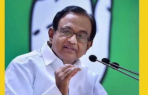 காங்கிரஸ் மூத்த தலைவர் ப.சிதம்பரம் : கோப்புப்படம்