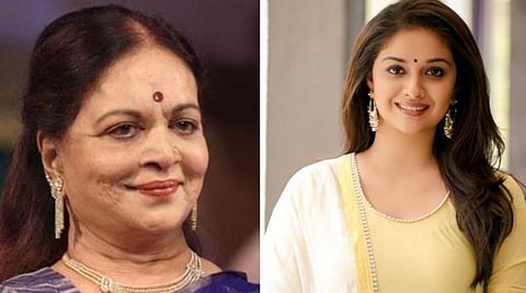 சாவித்திரியைத் தொடர்ந்து விஜய நிர்மலாவாக கீர்த்தி சுரேஷ்?