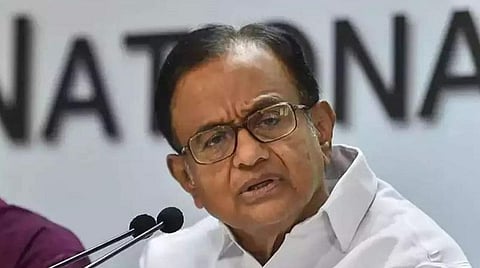 காங்கிரஸ் மூத்த தலைவர் ப.சிதம்பரம் : கோப்புப்படம்