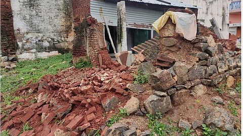 விருதுநகரில் வீட்டுச் சுவர் இடிந்து விழுந்து மூதாட்டி பரிதாப பலி