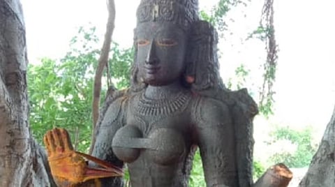 விருதுநகர் அருகே ஆயிரம் ஆண்டுகள் பழமையான கொற்றவை சிற்பம் கண்டுபிடிப்பு