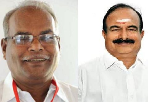கே.பாலகிருஷ்ணன் - அமைச்சர் கே.சி.கருப்பணன்: கோப்புப்படம்