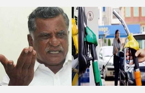 கச்சா எண்ணெய் விலை வீழ்ச்சி காலத்திலும் எரிபொருள் விலை ஏற்றம் மூலம் ரூ.2.5 லட்சம் கோடி வசூல்; ஜூன் 20-ல் தமிழ்நாடு முழுவதும் கண்டன ஆர்ப்பாட்டம்: முத்தரசன்