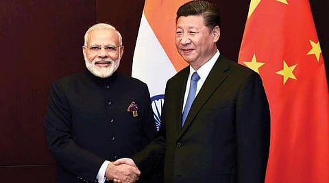 பிரதமர் மோடி, அதிபர் ஜி ஜின் பிங்