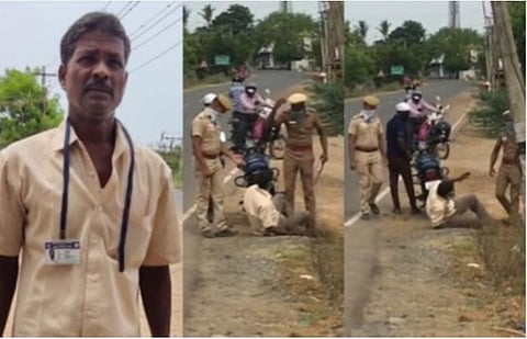 இ-பாஸ் கேட்டு மின் ஊழியரை திருவள்ளூர் போலீஸார் தாக்கிய விவகாரம்: மனித உரிமை ஆணையம் நோட்டீஸ்