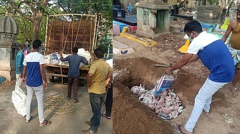 சென்னையில் தளர்வு இல்லா முழு ஊரடங்கு: தடையை மீறி விற்பனைக்குக் கொண்டு செல்லப்பட்ட 300 கிலோ சிக்கன், 100 கிலோ மீன் பறிமுதல்