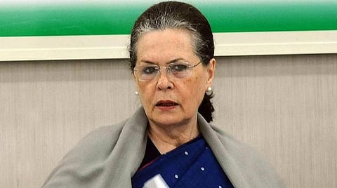 காங்கிரஸ் தலைவர் சோனியா காந்தி : கோப்புப்படம்
