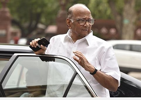 தேசியவாத காங்கிரஸ் கட்சித் தலைவர் சரத் பவார் : கோப்புப்படம்