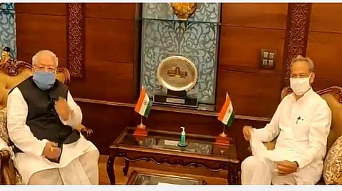 ஆளுநர் கல்ராஜ் மிஸ்ரா, முதல்வர் அசோக் கெலாட் : கோப்புப்படம்