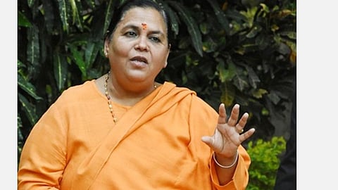 பாஜக மூத்த தலைவர் உமா பாரதி: கோப்புப் படம்.