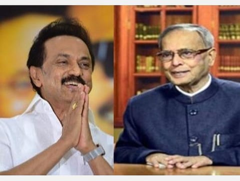கரோனா தொற்று: பிரணாப் முகர்ஜி உடல் நலம் தேற ஸ்டாலின் வாழ்த்து