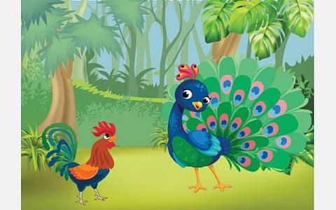 கதை: ஓடும் முட்டை... துரத்தும் மயில்...