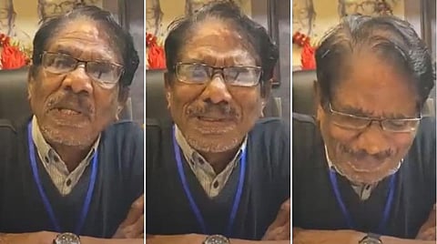 டேய் எஸ்.பி. பாலு எழுந்து வாடா; வந்துருடா: காணொலியில் பாரதிராஜா கண்ணீர்