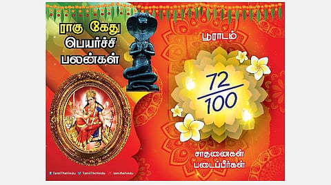 பூராடம் நட்சத்திரக்காரர்களுக்கு ; ராகு - கேது பெயர்ச்சி பலன்கள்