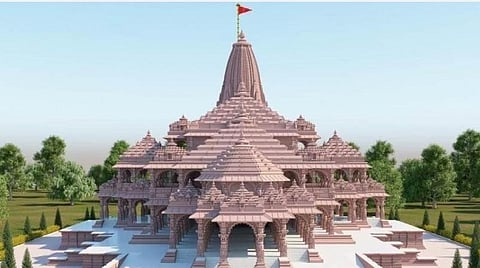அயோத்தி ராமர் கோயில் மாதிரிப் படம்