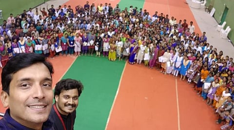 மாற்றம் அறக்கட்டளை மாணவர்களுடன் சுஜித் குமார்