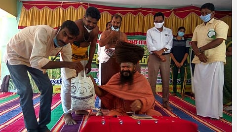 சீர்காழியில் எளிமையாக நடைபெற்ற நெல் திருவிழா