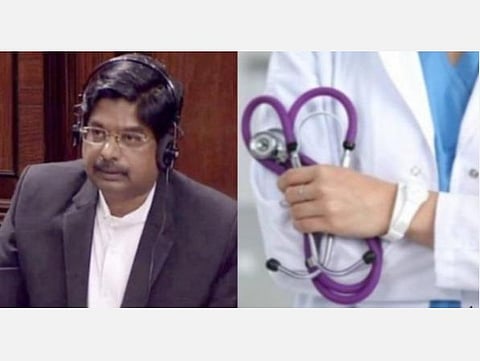 நீட் தேர்வுக்குப் பள்ளிக் கல்வியுடன் கூடுதல் செலவு செய்து பயிற்சி பெறும் நிலை உள்ளது; இது அனைவருக்கும் சாத்தியமல்ல: மாநிலங்களவையில் திமுக எம்.பி. வில்சன் பேச்சு