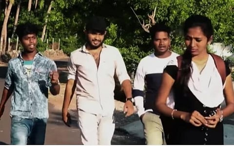 'மனிதி' குறும்படத்தில் ஒரு காட்சி.