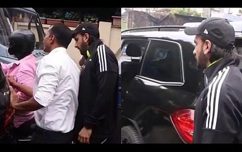 விபத்தில் சிக்கிய ரன்வீர் சிங்கின் கார்: இணையத்தில் வைரலாகும் காணொலி