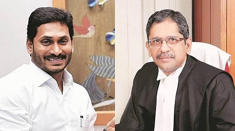 ஜெகன்மோகன், ரமணா: விவாதத்துக்குள்ளாகும் இந்திய நீதித் துறை