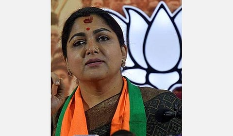 பெண்களை இழிவுபடுத்தி பேசியதற்காக விசிக தலைவர் திருமாவளவன் மன்னிப்பு கேட்க வேண்டும்: குஷ்பு வலியுறுத்தல்