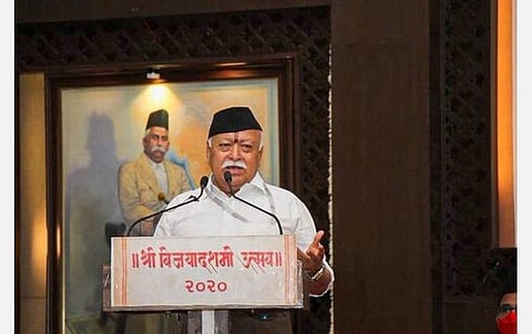 லடாக்கில் சீனாவுக்கு தகுந்த பதிலடி கொடுத்தது ராணுவம்: விஜயதசமி விழாவில் பாகவத் கருத்து