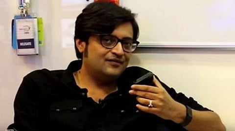 ரிபப்ளிக் சேனல் ஆசிரியர் அர்னாப் கோஸ்வாமி : கோப்புப் படம்.