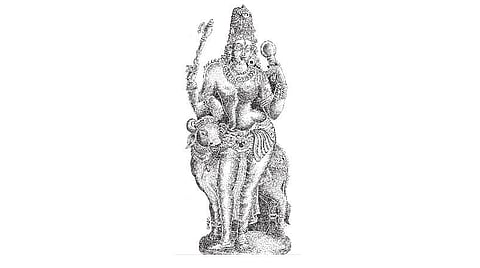 சித்திரப் பேச்சு: கண்ணாடியுடன் அர்த்தநாரீஸ்வரர்