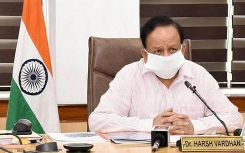 மத்திய சுகாதாரத் துறை அமைச்சர் ஹர்ஷ வர்த்தன் | கோப்புப் படம்.