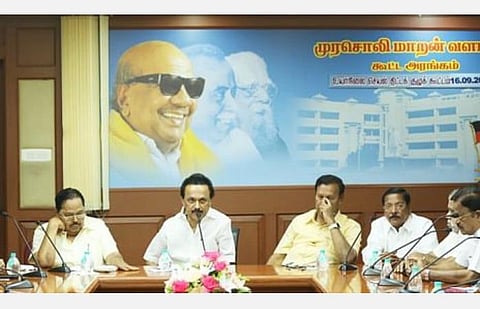 பிரச்சாரத்தைத் தடுக்க நினைக்கும் முதல்வர்; துணைபோகும் காவல் அதிகாரிகள்: திமுக உயர்நிலைச் செயல்திட்டக் குழு எச்சரிக்கை