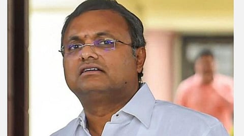 காங்கிரஸ் எம்.பி. கார்த்தி சிதம்பரம் : கோப்புப்படம்