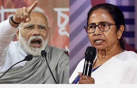 பிரதமர் மோடி, மம்தா பானர்ஜி: கோப்புப் படம்.