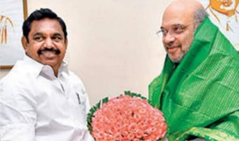 முதல்வர் பழனிசாமி - மத்திய உள்துறை அமைச்சர் அமித் ஷா | கோப்புப் படம்.