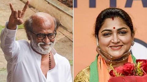 ரஜினியின் அரசியல் வருகை: குஷ்பு வாழ்த்து