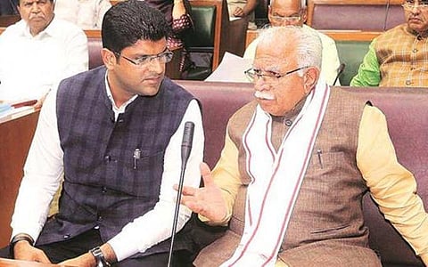 ஹரியாணாவில் பாஜக ஆட்சிக்கு சிக்கல்: விவசாயிகளுக்கு மத்திய அரசு எம்எஸ்பி அளிக்காவிட்டால் பதவியை ராஜினாமா செய்வதாக துணை முதல்வர் துஷ்யந்த் மிரட்டல்