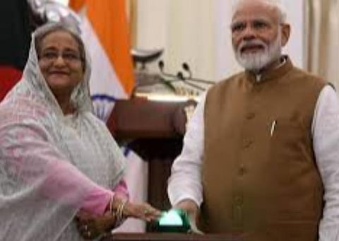 பிரதமர் நரேந்திர மோடி- ஷேக் ஹசினா இடையே உச்சி மாநாடு