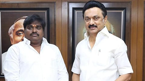 தேமுதிக வடசென்னை மாவட்ட செயலாளர் மதிவாணன் திமுகவில் இணைந்தார்
