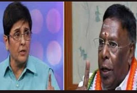 புத்தாண்டுக் கொண்டாட்டமும், பொங்கல் பரிசும்: தமிழகத்தைச் சுட்டிக்காட்டி கிரண்பேடி- நாராயணசாமி கடித மோதல்