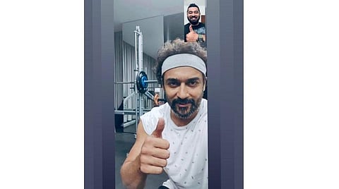 சூர்யாவுடன் பணிபுரிவதில் ஆசிர்வதிக்கப்பட்டவனாக உணர்கிறேன்: உடற்பயிற்சியாளர் நெகிழ்ச்சிப் பதிவு