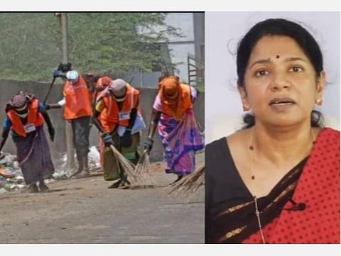 கரோனாவில் உழைத்தவர்களுக்கு காட்டும் நன்றி இதுதானா?- சென்னையில் 700 ஒப்பந்த தூய்மை பணியாளர்கள் திடீர் பணி நீக்கம்:கனிமொழி கண்டனம்