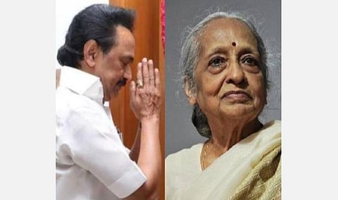 மனித குலத்தில் பிறந்த மரகதமணி; மருத்துவர் சாந்தா போன்ற ஒருவரை உலகத்தில் காண்பது அரிது: ஸ்டாலின் இரங்கல்