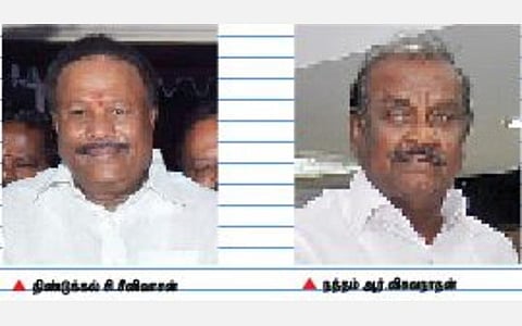 அதிமுகவின் முன்னாள், இந்நாள் அமைச்சர்களை எதிர்கொள்ள திண்டுக்கல் மாவட்டத்தில் வலுவான வேட்பாளர்களை தேடும் திமுக
